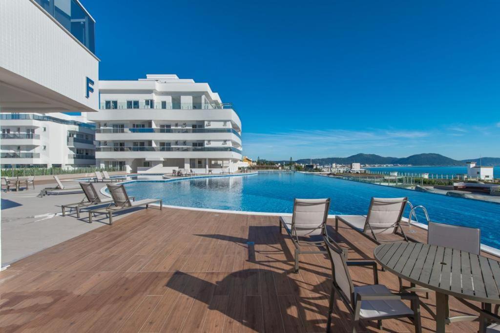 Apartamento Maravilhoso Com Piscina E Vista Mar Mirante Home Club Florianópolis Exterior foto